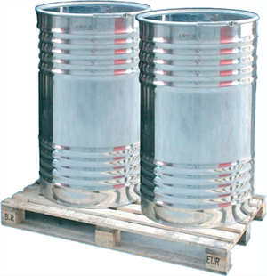 fusti in acciaio inox